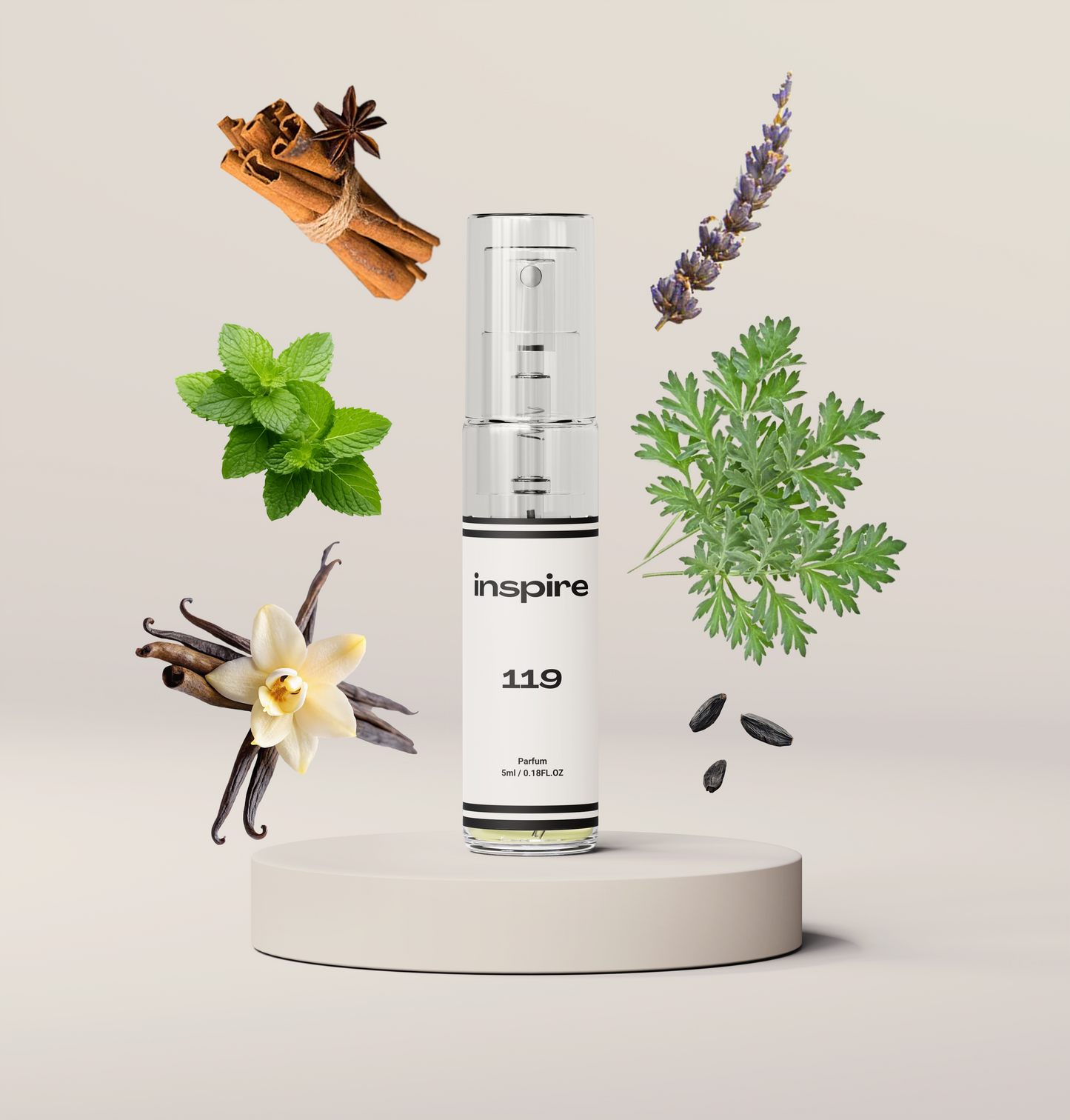 Inspire 119 – Dupe Parfum Spicebomb_5ml