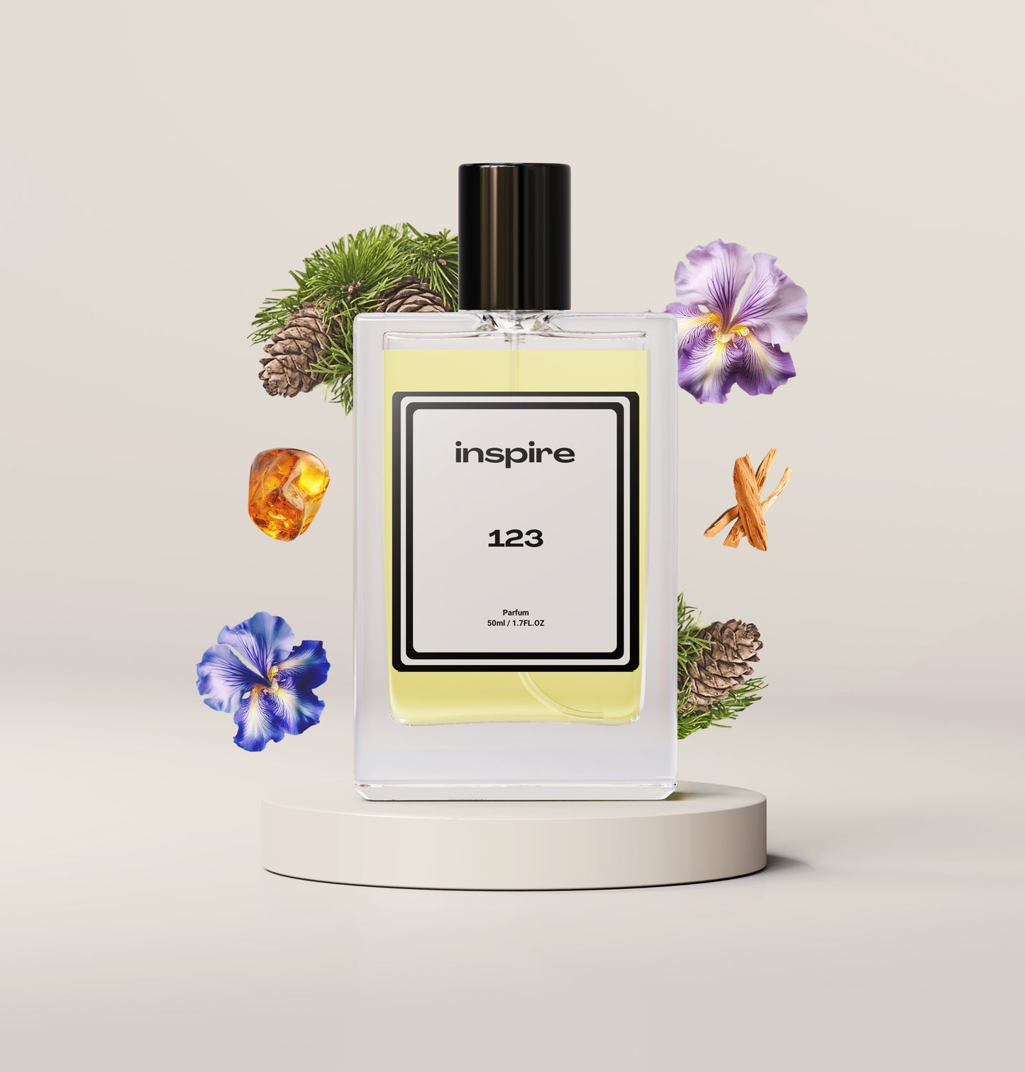 Inspire 123 – Dupe Parfum Santal 33_50ml