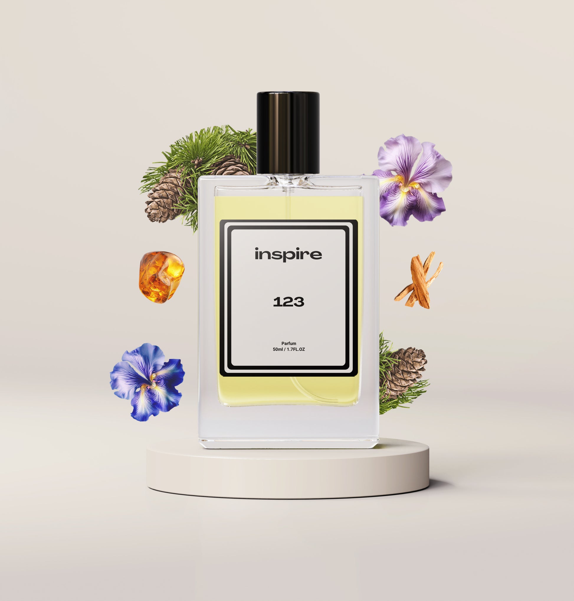Inspire 123 – Dupe Parfum Santal 33_50ml