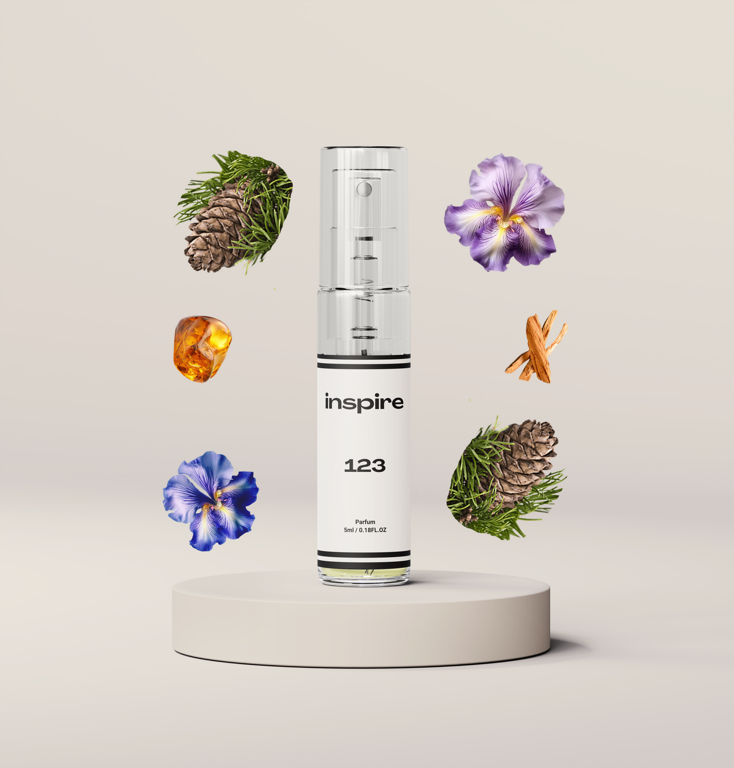 Inspire 123 – Dupe Parfum Santal 33_5ml