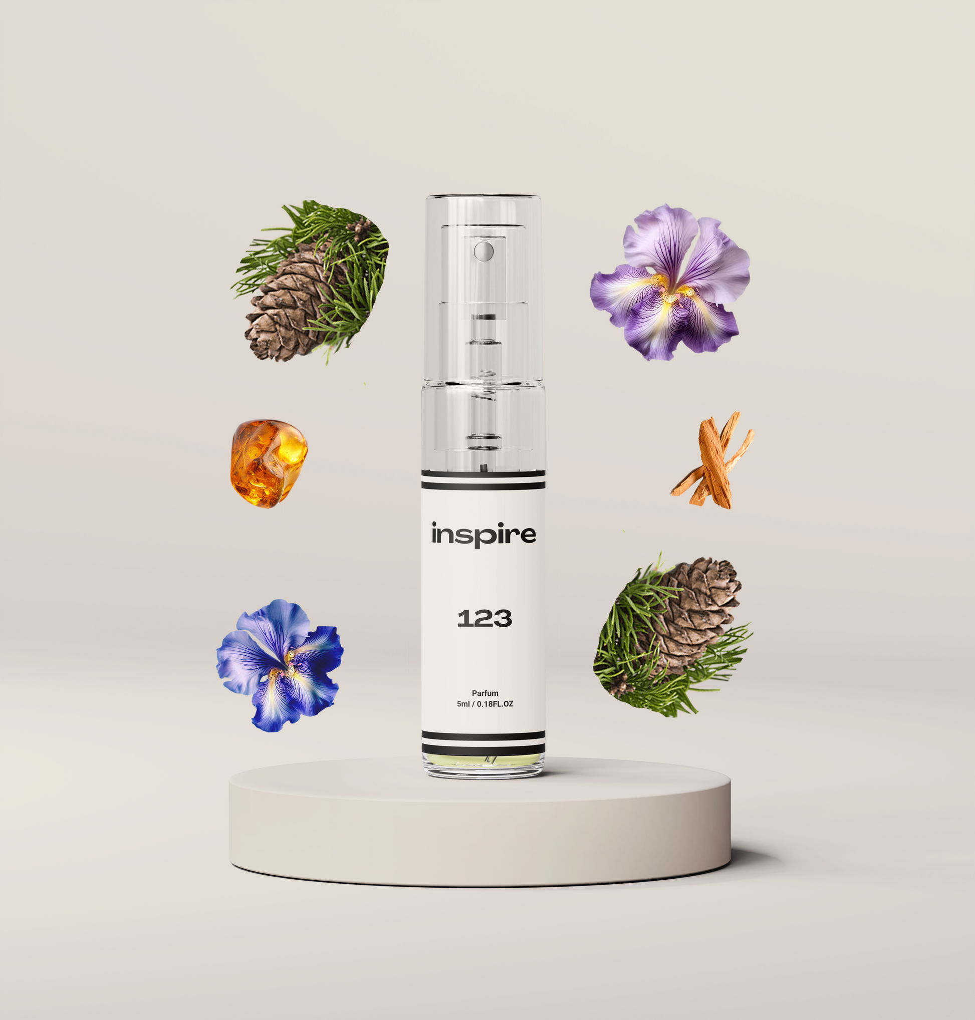 Inspire 123 – Dupe Parfum Santal 33_5ml