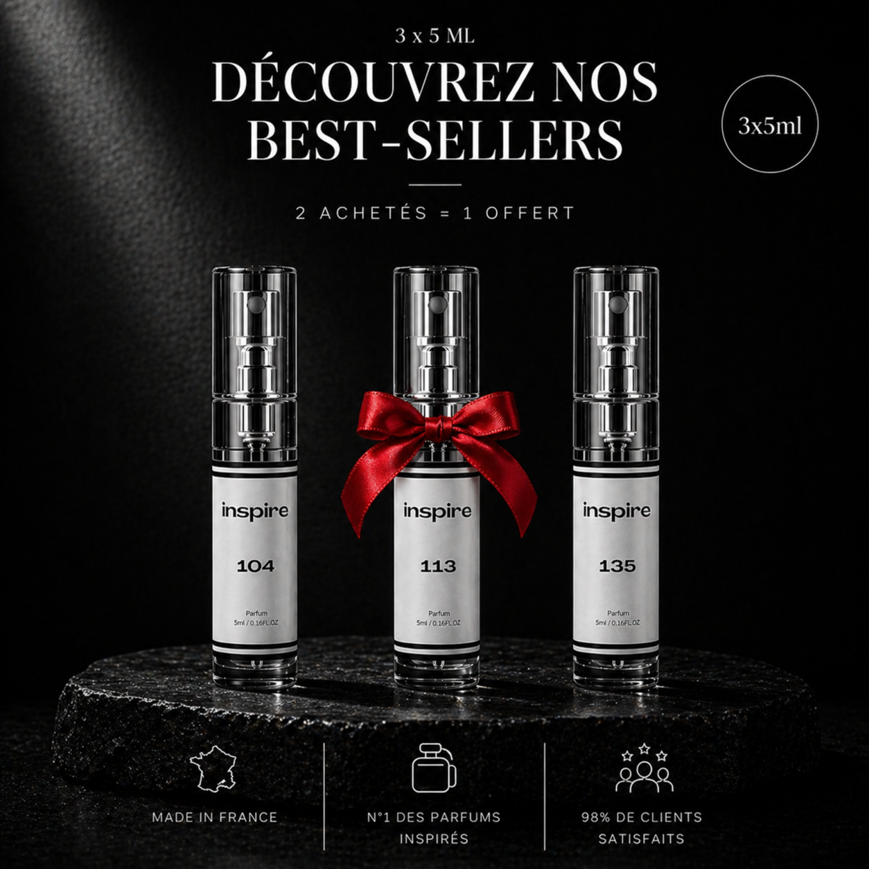 2*5ml Achetés = 1 Offert